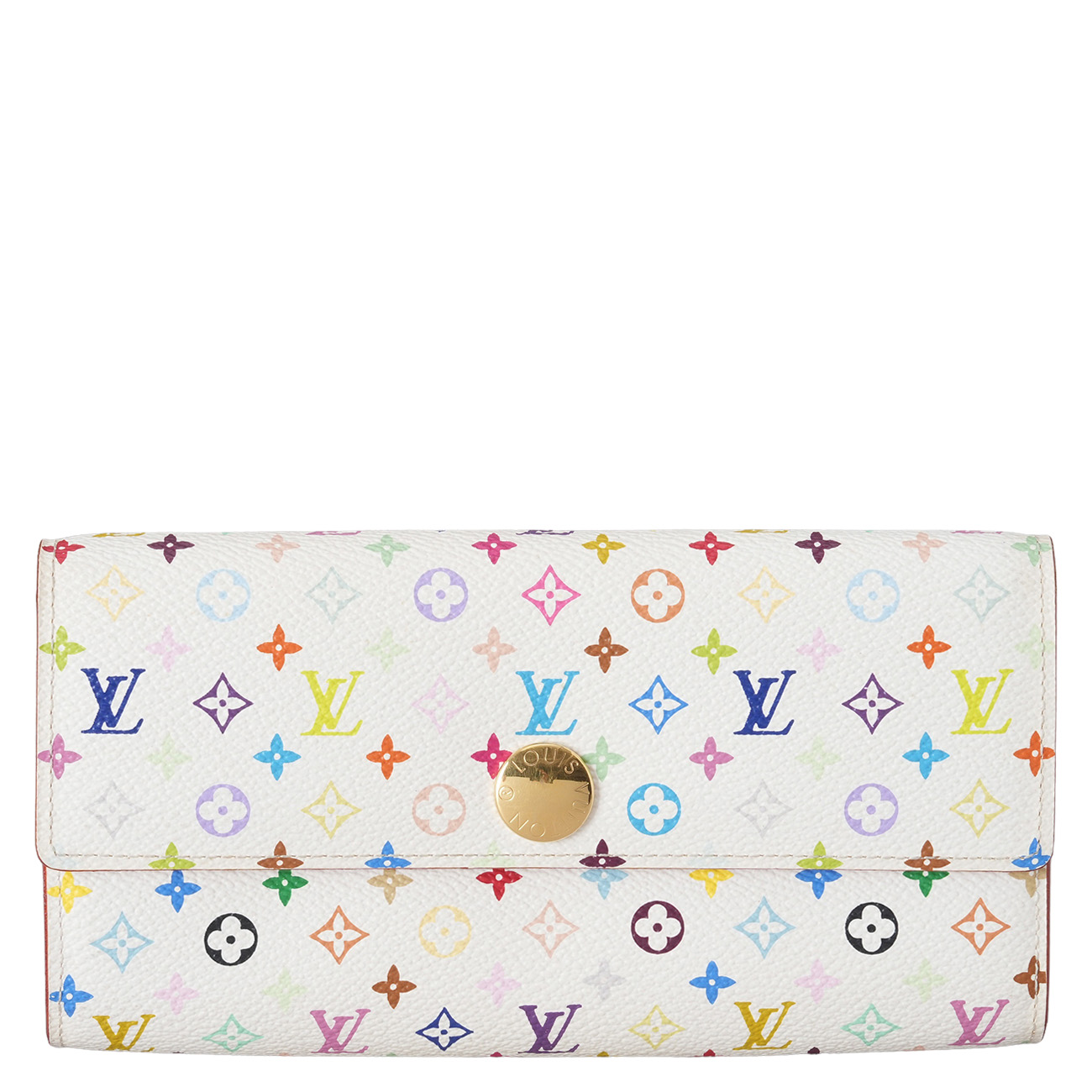 LOUIS VUITTON(USED)루이비통 M93744 무라카미 멀티컬러 사라월릿